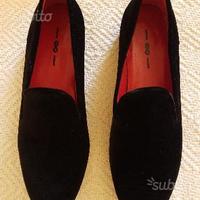 Mocassini velluto n.40