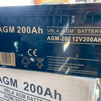 BATTERIA AGM VRLA 12V 200AH