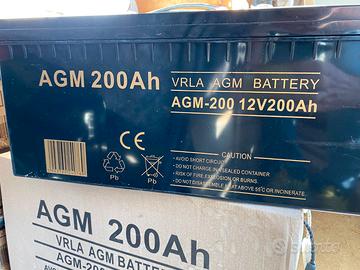 BATTERIA AGM VRLA 12V 200AH