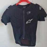 giubbetto con protezione spalle/schiena per MTB