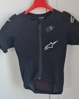 giubbetto con protezione spalle/schiena per MTB