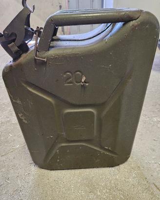 tanica gasolio/olio uso militare 20 lt