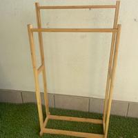 Porta asciugamani in legno