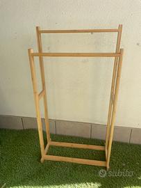 Porta asciugamani in legno