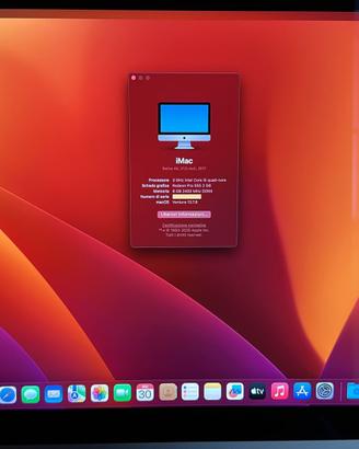 Imac 4k 21.5 intel - SCHEDA GRAFICA 2 GB -l