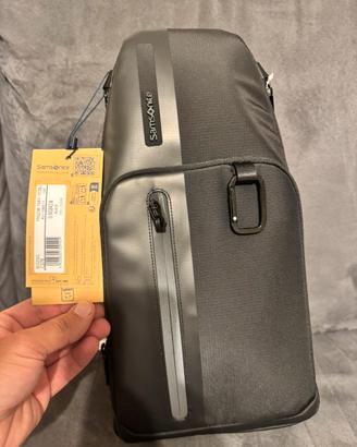 Zaino Samsonite nero zaino monospalla nuovo