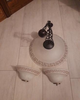 lampadario plafoniera   e applique