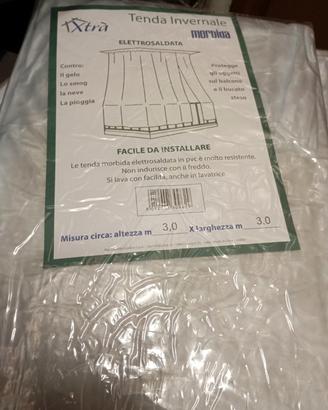 tenda invernale morbida. mt 3x3 mt