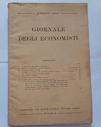 Giornale degli Economisti Luglio 1903