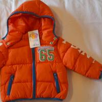 Giubbino bimbo invernale arancione