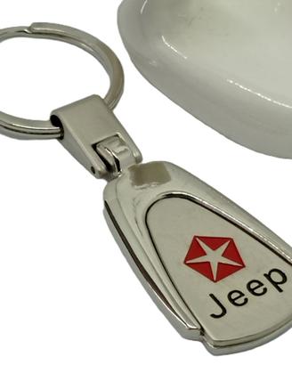 JEEP PORTACHIAVI AUTO IN ACCIAIO INOSSIDABILE