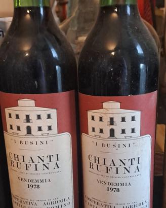 Chianti Rufina 1978 " I BUSINI"