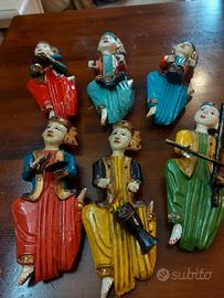  7 sculture miusicisti