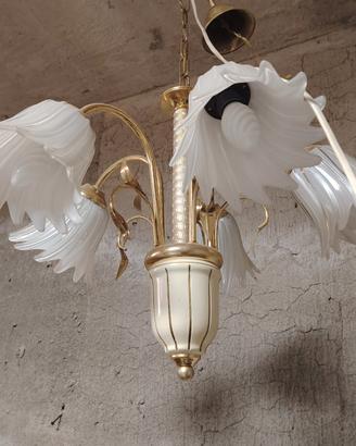 lampadario 5 luci stile classico