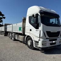 MOTRICE IVECO STRALIS RIBALTABILE + RIMORCHIO RIBA