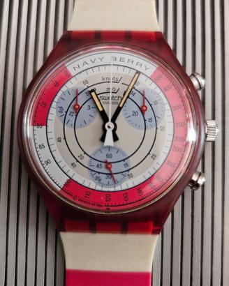 Swatch Chrono "Navy Berry" SCN100 (1991)