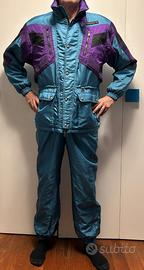TUTA DA SCI DESCENTE VINTAGE ANNI 80'-90'