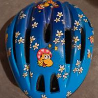 Casco bici bambino S/M blu