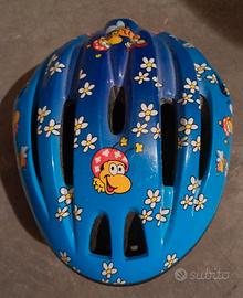 Casco bici bambino S/M blu