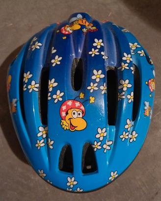 Casco bici bambino S/M blu
