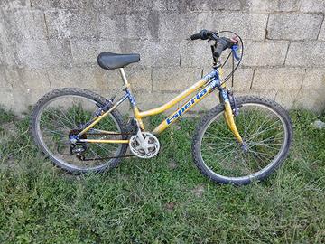 mtb gialla da ragazzino 