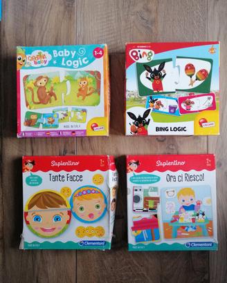 Puzzle incastro, giochi educativi