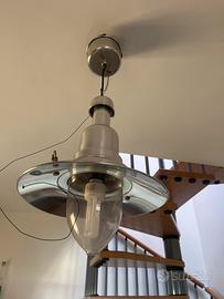 Lampadario acciaio design