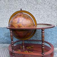 Mappamondo Bar Vintage in Legno