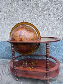 Mappamondo Bar Vintage in Legno