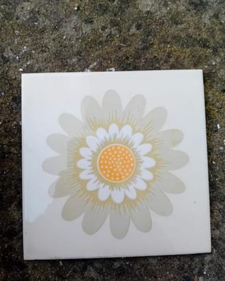 piastrelle con disegno a fiori