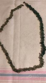 Collana in pietre dure verde