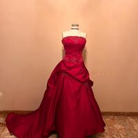 Vestito 800 colore rosso scuro
