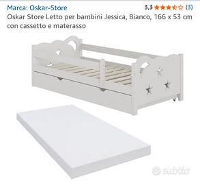 Lettino bambini come nuovo + materasso