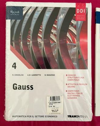 Libro scolastico gauss 4
