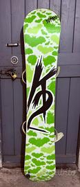 Tavola snowboard K2 Jibpan 151 cm + attacchi