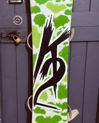 Tavola snowboard K2 Jibpan 151 cm + attacchi