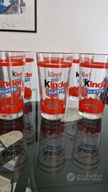 x collezionisti n.6 bicchieri Ferrero x Kinder 