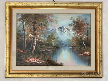 Dipinto originale M.Scott olio su tela