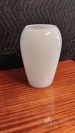 vaso bianco in vetro 