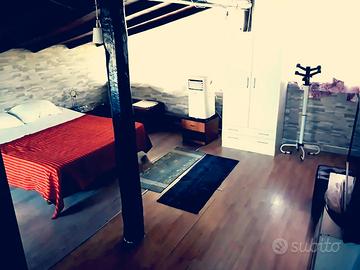 Mansarda immersa nella natura