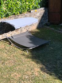 letto matrimoniale da giardino 