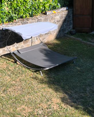 letto matrimoniale da giardino 