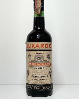 Rara bottiglia Luxardo Sangue Morlacco anni ’50