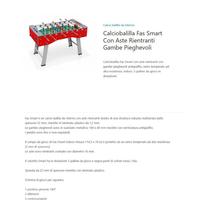 Calciobalilla FAS colore rosso