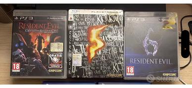 Resident Evil 5 + 6 + Raccon City. PS3