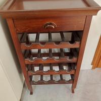 cantinetta portavini in legno