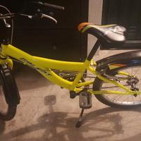 bici 20 pollici giallo