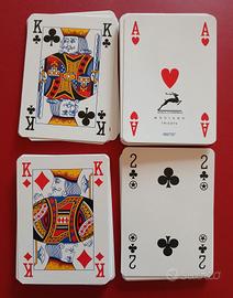 Carte da gioco Poker Modiano, sponsor Borbone