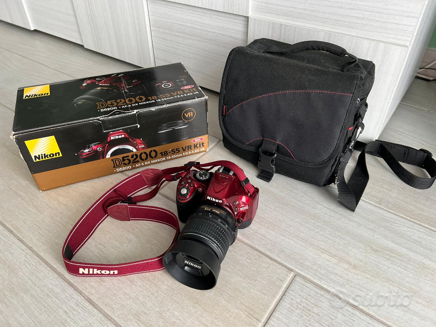 Nikon D5200 18-55 VR Kit レッド Amazon | Nikon デジタル一眼レフカメラ D5200 レンズキット AF