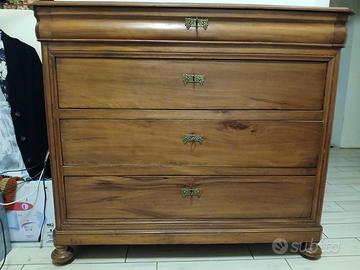 Comò in noce fine '800 (cappuccino)